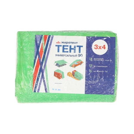 Protective tent, 4 × 3 m, density 90 g/m², UV, eyelets step 1 m, mix-14