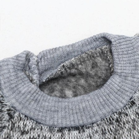 Melange sweater, size XL (DS 35, Osh 32, OG 50 cm), gray-8