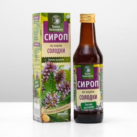 Syrup on vegetable raw materials "from the root of the licorice", 240 ml