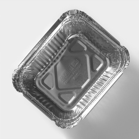 Foil form for baking and baking of the share, 255 ml, 12 × 9.5 × 4 cm, 100 pcs/un-1