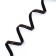 Leather leather single -layer, driven, 1.37 m x 1 cm, black