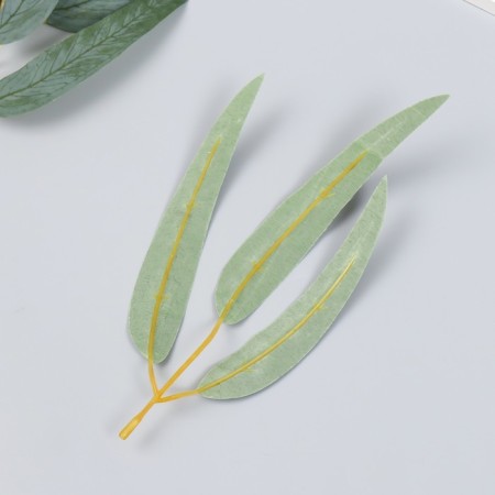Decor for creativity "A branch with three leaves" set of 3 pcs 22 cm-1