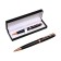 Gift handle, ball "tons" in the leatherette case, rotary, black body with gold