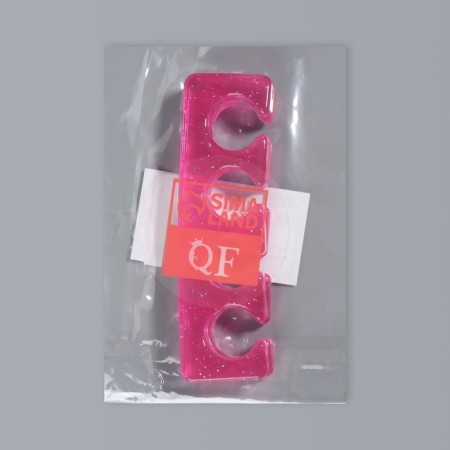 Separators for/fingers 9.5*2.7 cm silicone (pair) roses packet nakl QF-2
