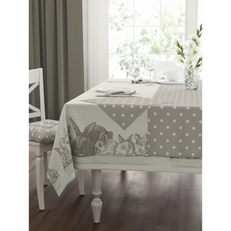 Set of serving napkins Grey Polka Dot, size 40x40 cm, peas, gray, 2 pcs-3