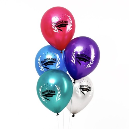 Shar Latex 12 "Graduate", metallic, set 25 pcs.-1