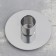 Circle Circle Circle for one candle, 7x3 cm, chrome
