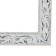 Frame for paintings (mirrors) 40 x 40 x 4 cm, tree "Versailles", white-silver
