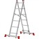 Staircase-Volume 97970, aluminum, 3 in 1, 6 steps, 1620 mm