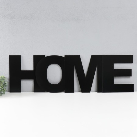 Panel letters "Home" The height of the letters 30 cm, set 4 details black-2