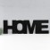 Panel letters "Home" The height of the letters 30 cm, set 4 details black
