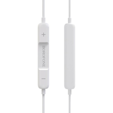 Headphones Borofone BM32 Plus, inserts, microphone, Lightning, cable 1.2 m, white-5