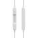 Headphones Borofone BM32 Plus, inserts, microphone, Lightning, cable 1.2 m, white