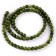 Beads made of natural stone "Green Jade" set of 90 pcs., Size 1 pc. - 4 mm