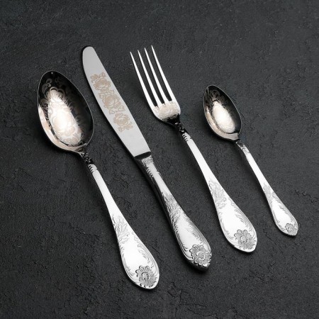 A set of cutlery "Imperial", 24 items, art painting, decorative box-1