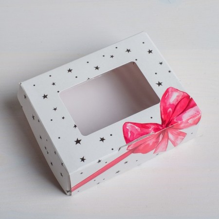 Confectionery packaging, boxing box “Gift”, 10 x 8 x 3.5 cm-2
