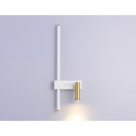 LED lamp wall -mounted with a switch on the Ambrella Light, Linetech, FL5207, LED, 7 W, 900LUM, 4200K, Gold, gold, LED, LED, LED.-3