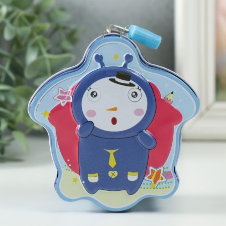 Piggy bank Metal "Funny Alient" MIX 5.5x9.5x10 cm-2