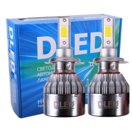 LED lamp DLED H7, C6 Original, 12V, 6500K, in a set 2 pcs