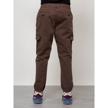 Cargo jeans men, size 50-52, brown color-11