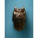 Wall figure "Dog's head", polystone, 35 cm, gold color