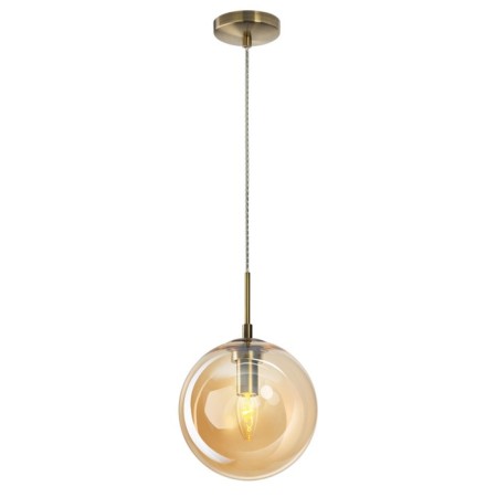 Suspended lamp Citilux "Tommy" CL102623, 20x20x34 cm, 1x40W, E14, brown color