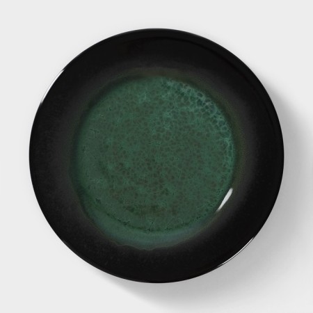 Porcelain plate Verde Notte, D = 20 cm