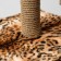 House for cats with a clawe, square, 3x-storey, 45 × 47 × 75 cm, leopard
