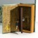 Safe Brush tree to the leatherette "Time - Money" 3D embossing 21x13x5 cm