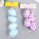 Decor Easter suspension "Egg with floral twigs" set 4 pcs mix 7x5 cm
