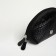 Cosmetic bag with lightning Textura, black color