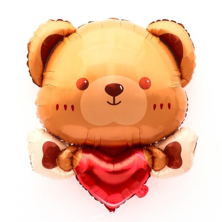 Foal balloon 30 “Bear with heart”, an animal figure