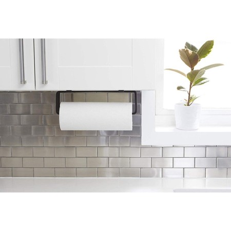 Holder for paper towels of a suspended umbra squire, black color-6