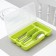 Tray for cutlery with a lid of a share, 30 × 18 × 4.5 cm, color mix