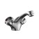 Decoroom DR45011R, two -handed monolithic washbasin mixer, chromium color