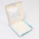 Gift box team with a window "Metel", 19 x 19 x 3 cm