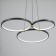 Lanas lamp LED 150W black-gold 86x70x3.3 cm Bayerlux