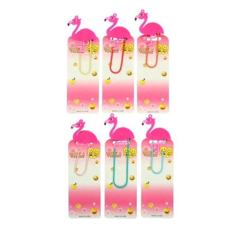 The bookmark is large 11 cm "Flamingo", mix-1