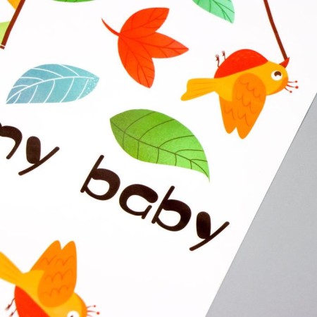 Sticker Plastic Interior color "Beasts and Plants" 60x90 cm-2