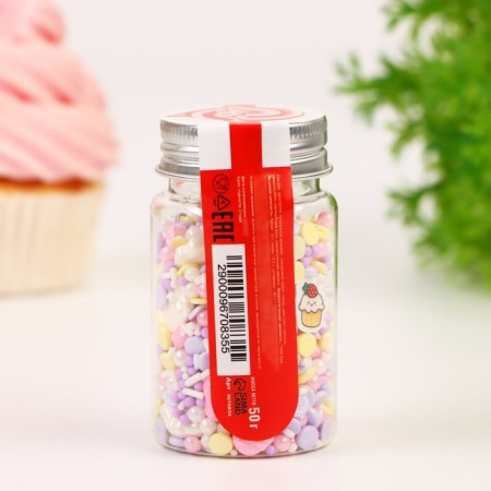 Confectionery Sprinking "Mix No. 1", 50 g-2
