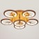 Causteen with PDU 661315/6 LED 120W 3 modes 3000-6000k coffee 59x59x13.5 cm