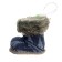 Candy "Boot", Christmas trees, blue color