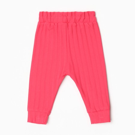 Pants are children, dark pink color, height 68 cm-3
