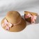 Kit for a girl (hat rr 52, handbag) minku brown color