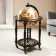 Globe bar decorative "Wanderer map" 56.5x56.5x91.5 cm