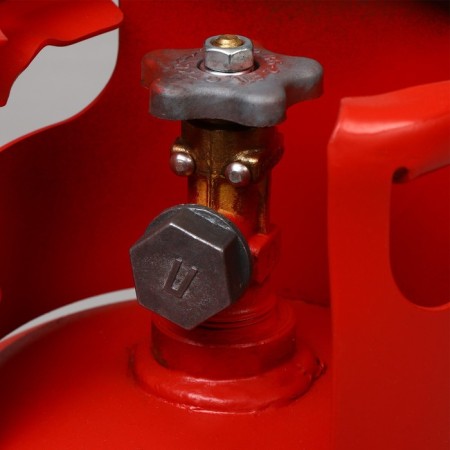 Gas cylinder, 5 l, with a valve, empty, GOST 15860-84-3