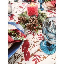 Waxbird tablespoon, size 40x140 cm, red color