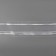 Curtain tape, organza, 4.5 cm, 50 ± 1 m, transparent/white color