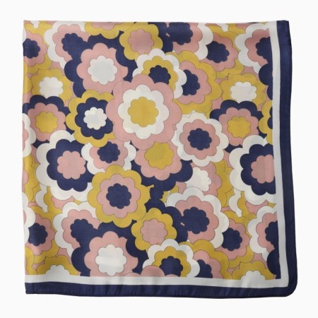 Women's scarf minku rr 70*70 cm, col. pink-2