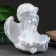 Figure - Climb "Angel with a jug" 23x23x27cm white